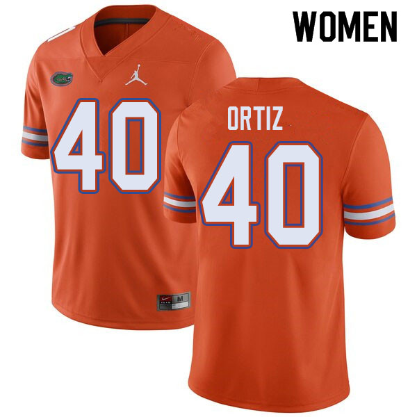 Jordan Brand Women #40 Marco Ortiz Florida Gators College Football Jerseys Sale-Orange